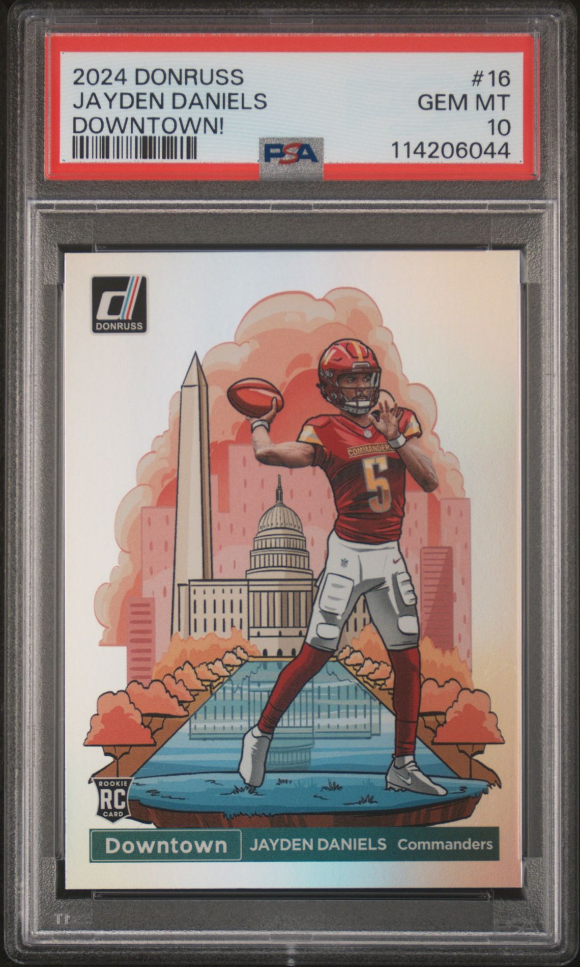 2024 Panini PANINI DONRUSS DOWNTOWN! #16 Jayden Daniels front