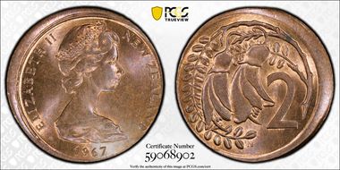 1967 2C KM-32 MS65RB