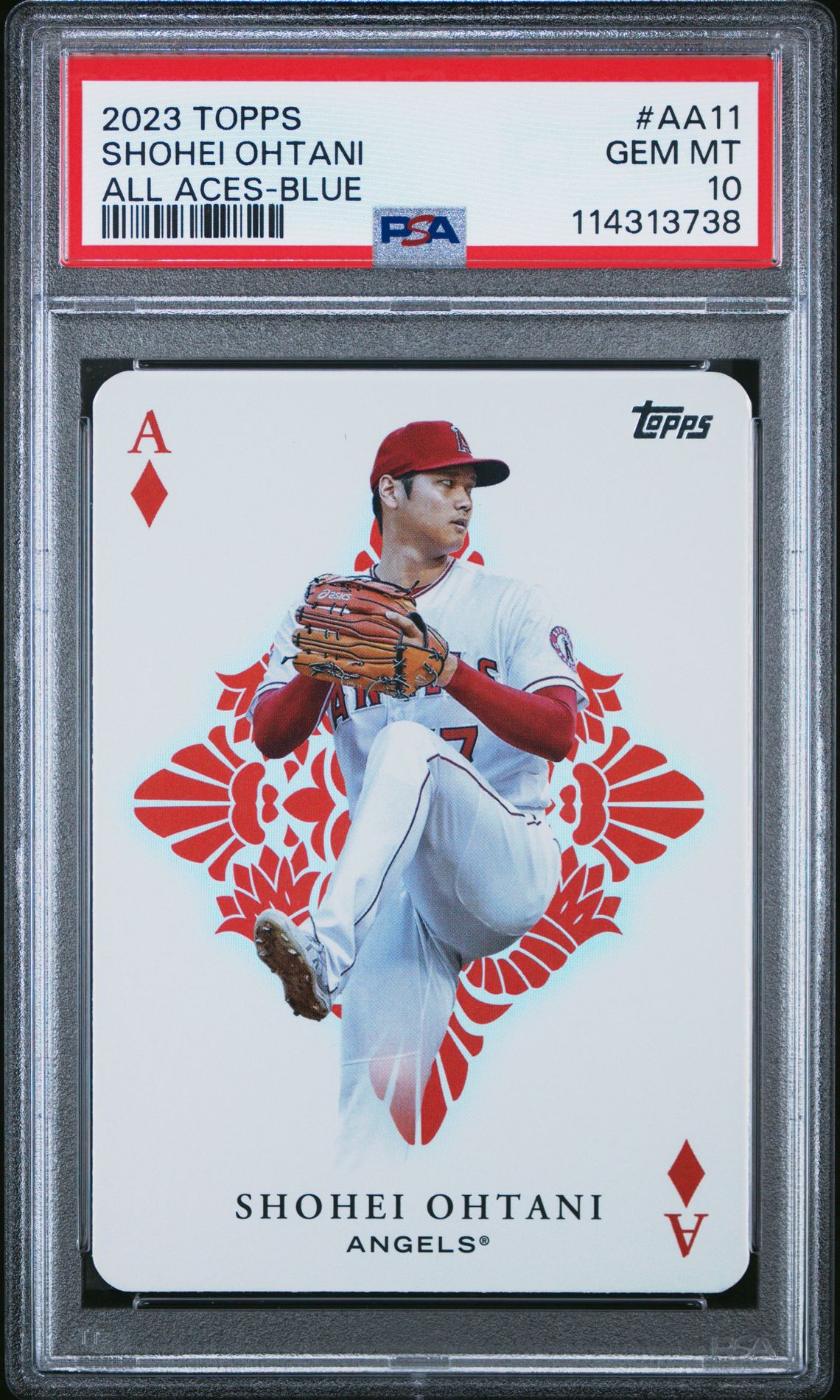 2023 TOPPS ALL ACES Blue #AA11 Shohei Ohtani front