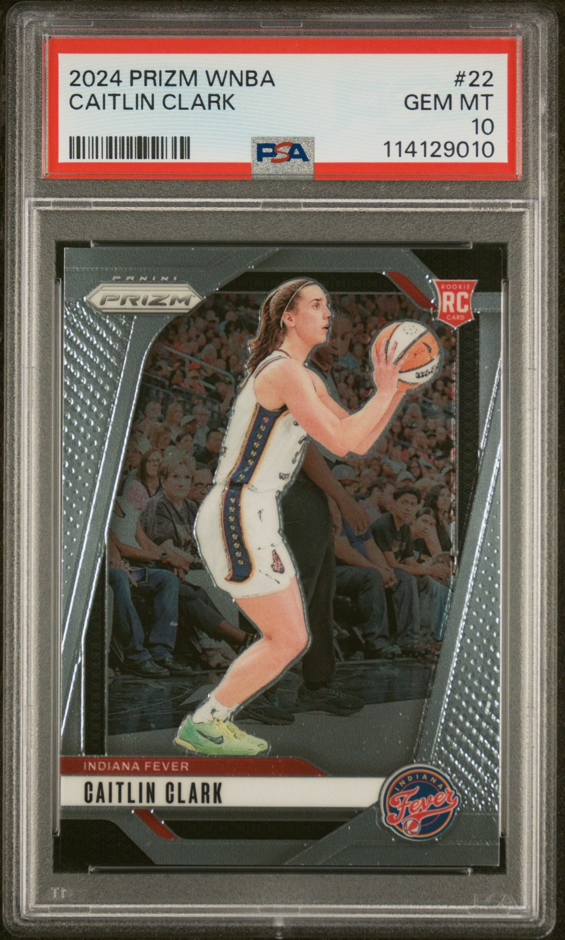 2024 Panini PANINI PRIZM WNBA SILVER PRIZM #22 Caitlin Clark front