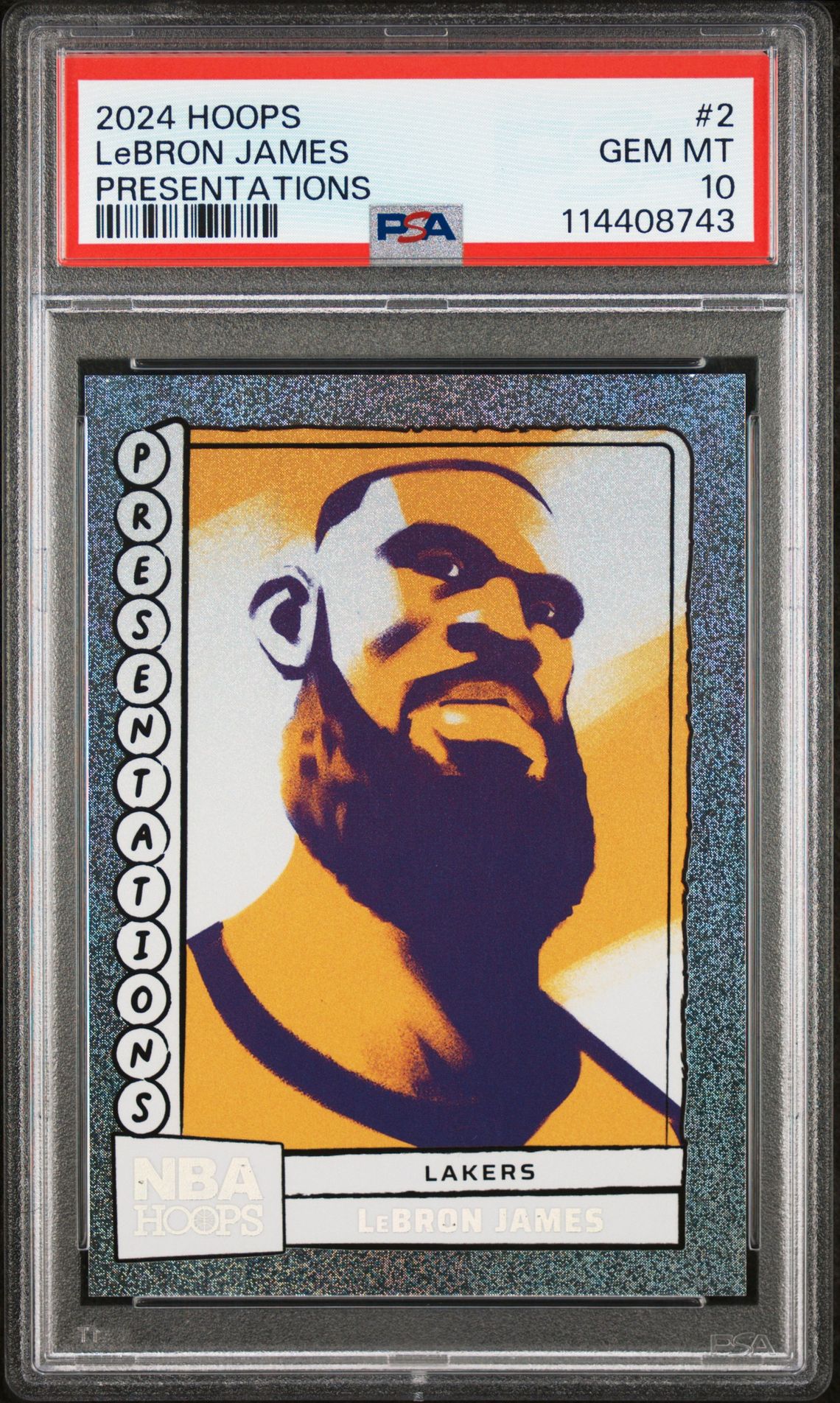 2024 Panini PANINI NBA HOOPS PRESENTATIONS #2 Lebron James front