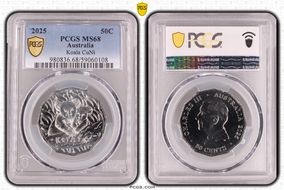 2025 50C Koala CuNi MS68
