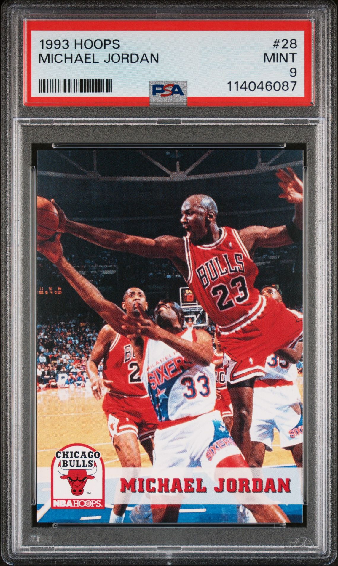 1993 Hoops Michael Jordan #28 Mint 9 front