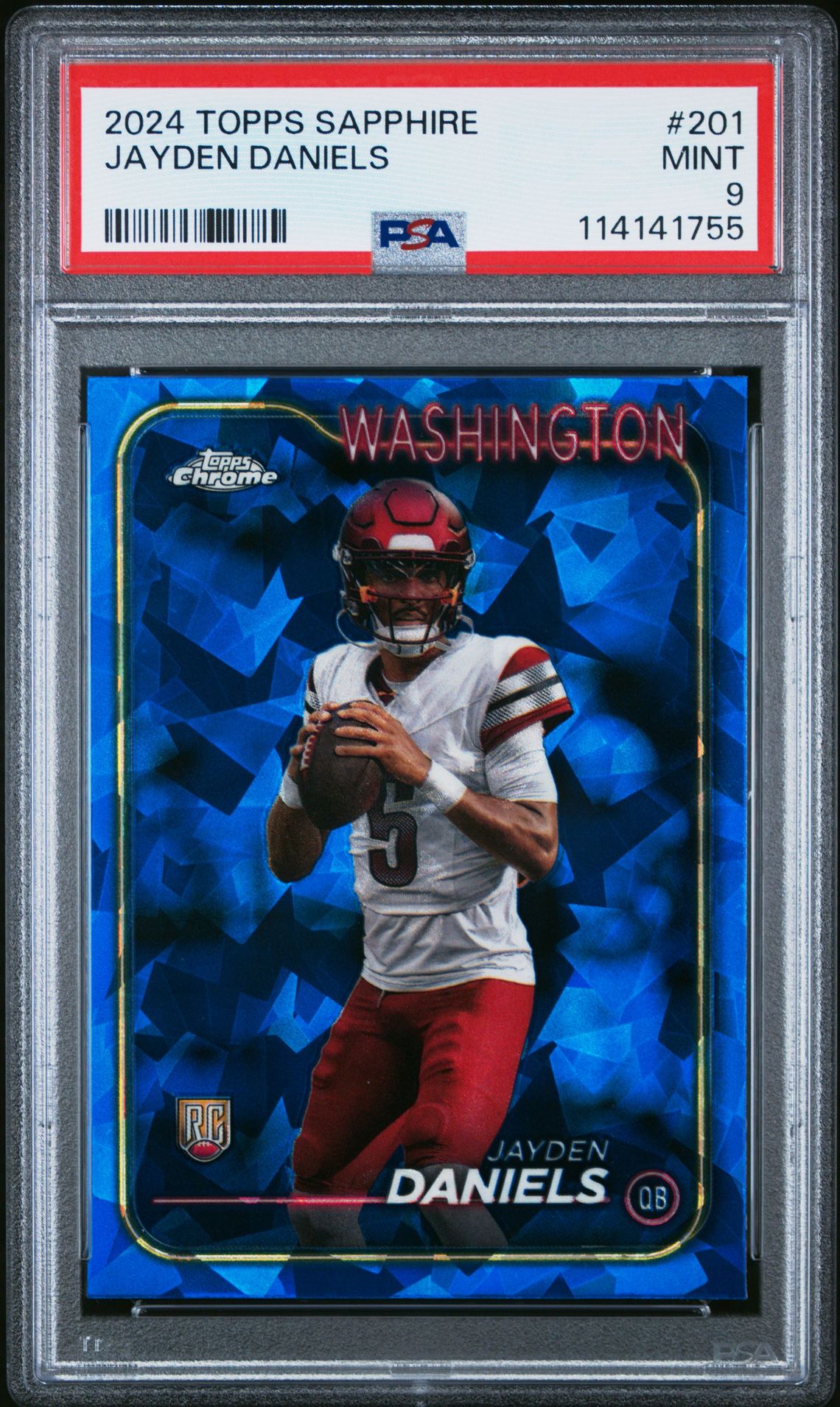 2024 Topps Chrome TOPPS CHROME SAPPHIRE #201 Jayden Daniels front