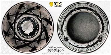 2019 $5 The Moon PR70DCAM