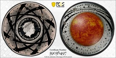 2019 $5 The Sun PR70DCAM