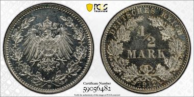 1912-D 1/2 Mk J-16 PR64