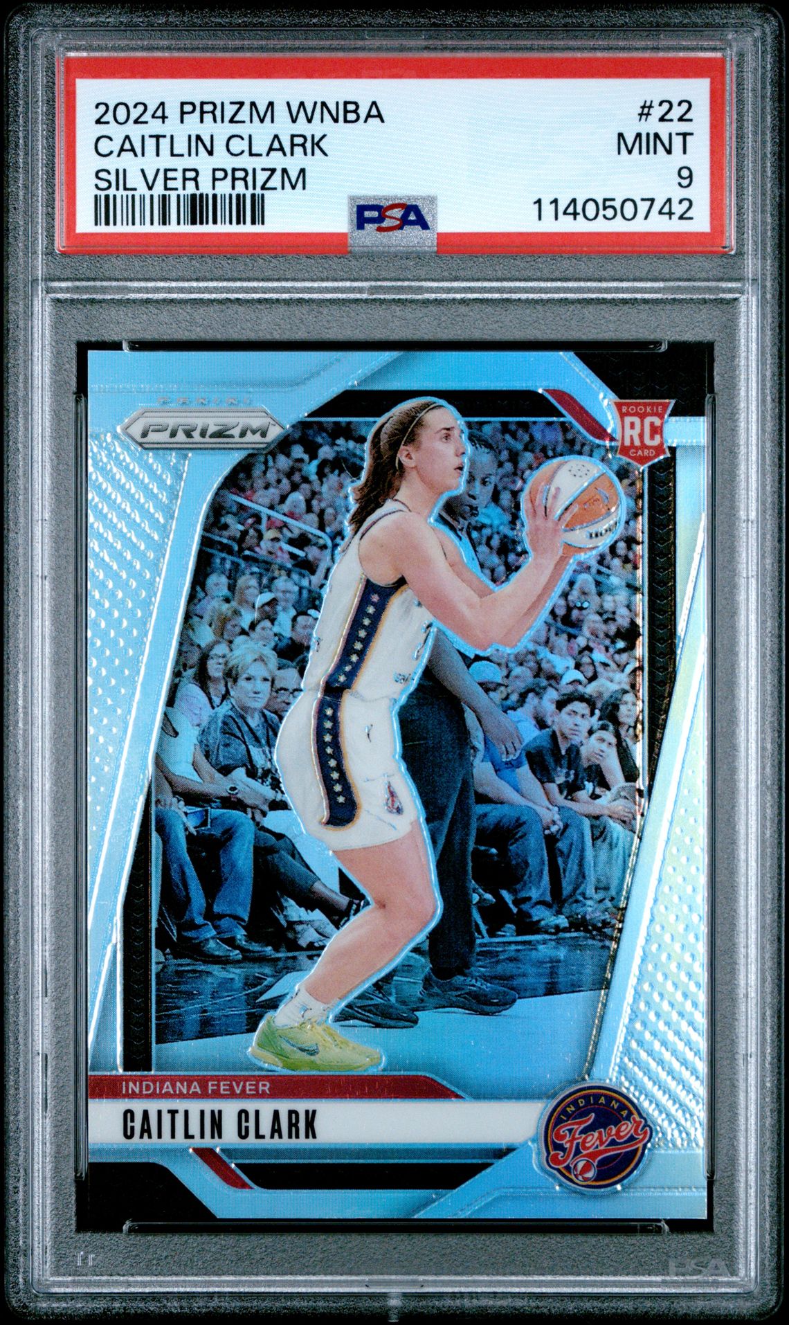 2024 Panini Prizm Wnba Caitlin Clark #22 (Silver Prizm) Mint 9 front