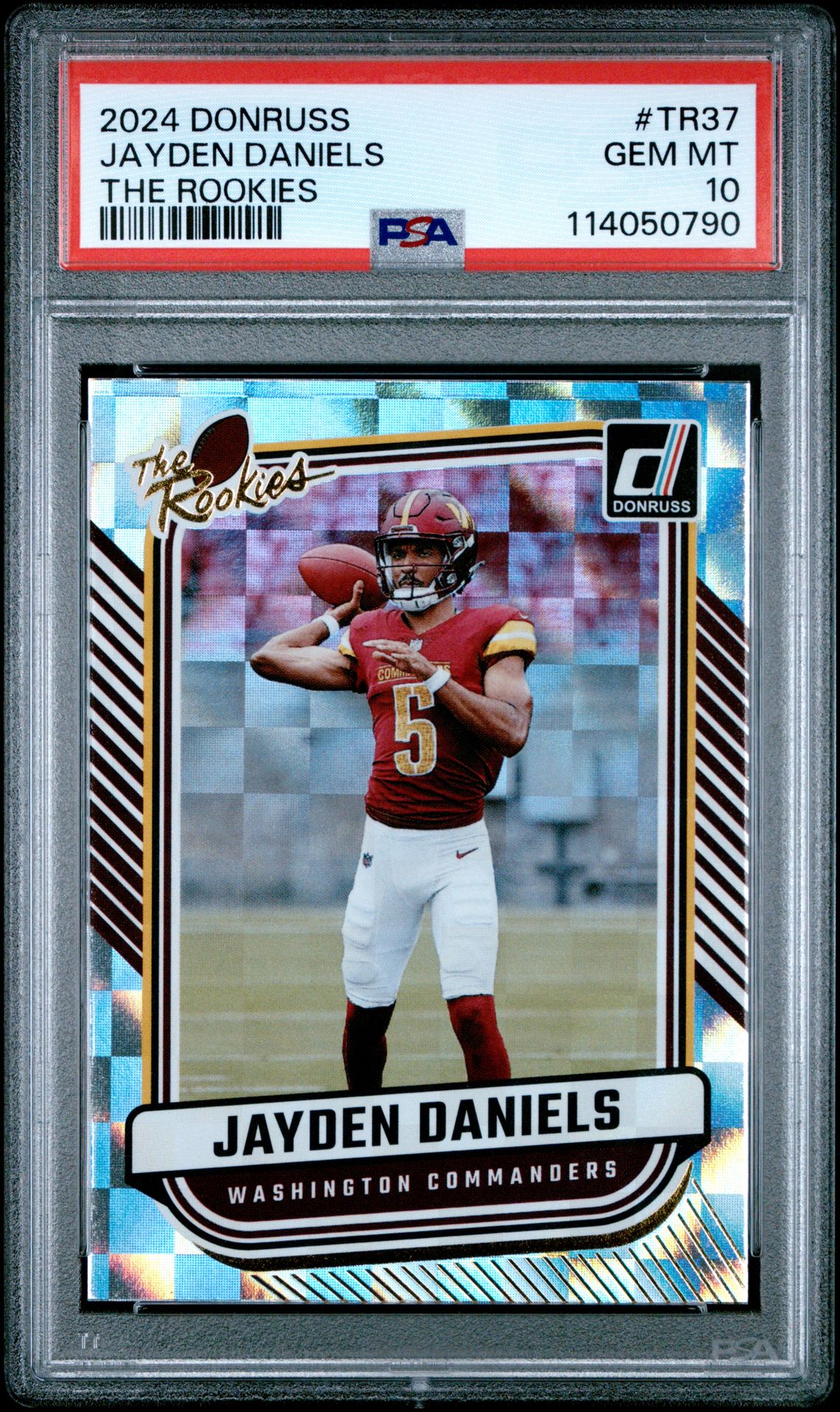 2024 Panini Donruss The Rookies Jayden Daniels #Tr37 Gem Mt 10 front