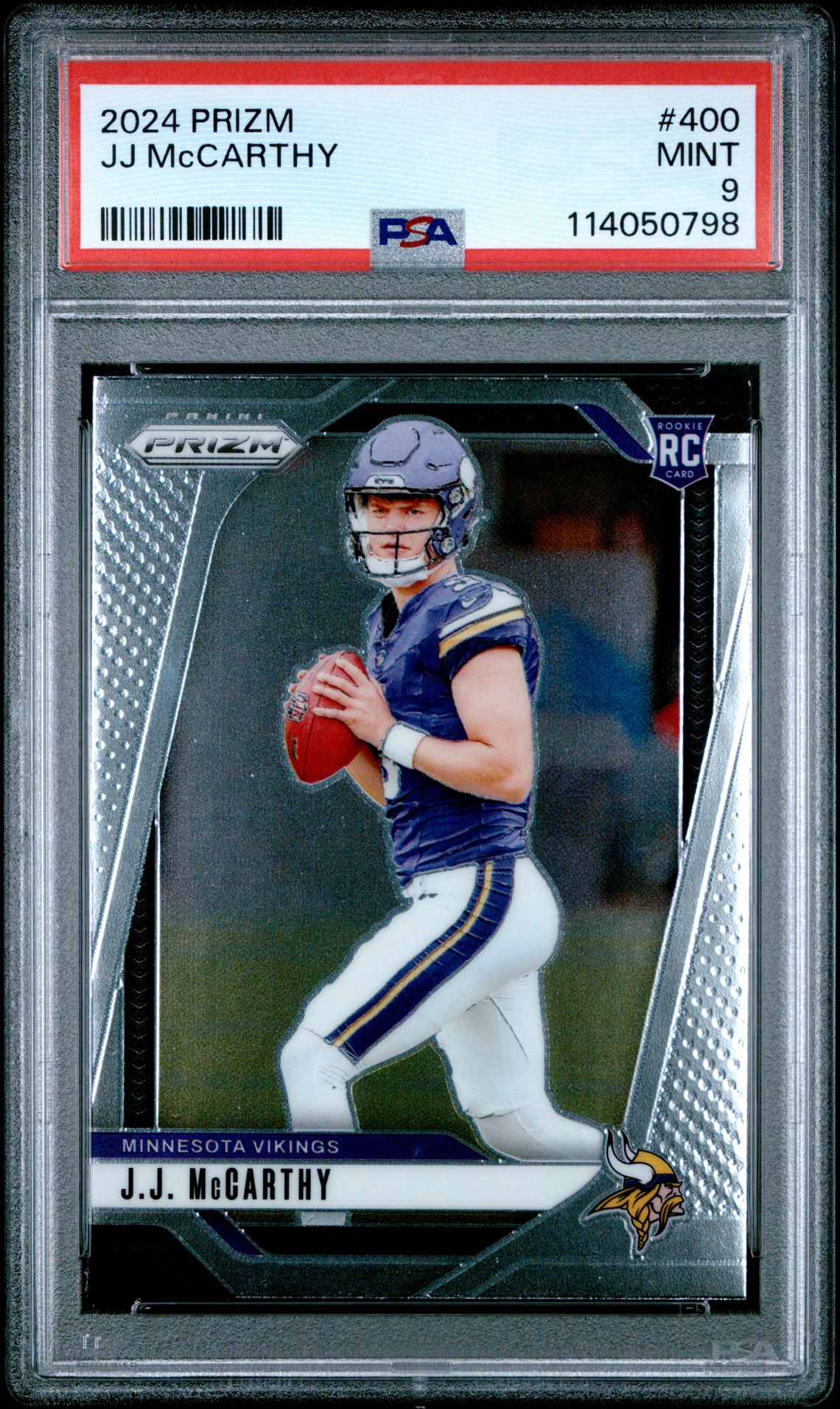 2024 Panini Prizm Jj Mccarthy #400 Mint 9 front