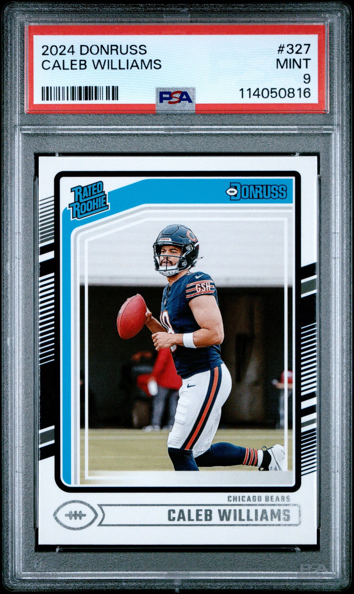 2024 Panini Donruss Caleb Williams #327 Mint 9 front