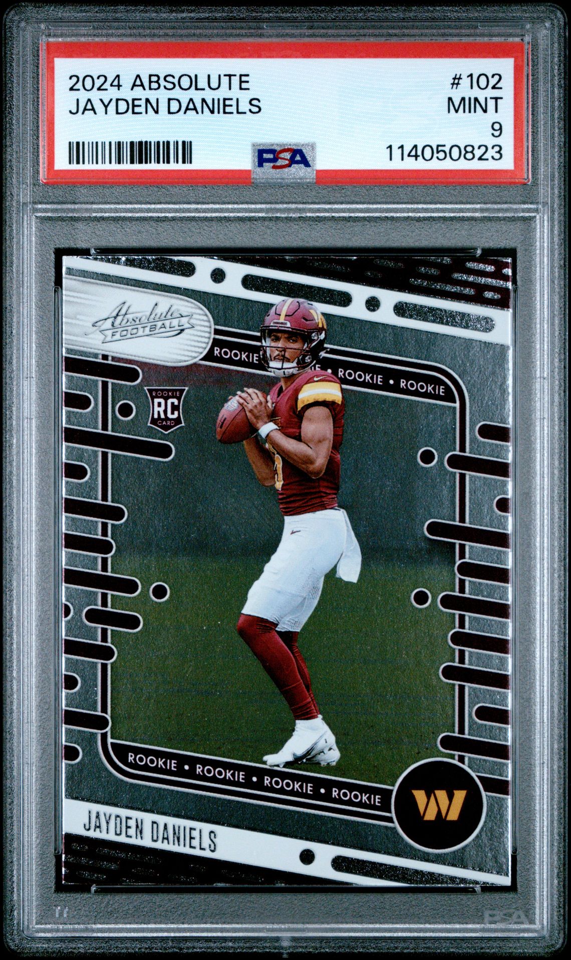 2024 Panini Absolute Jayden Daniels #102 Mint 9 front