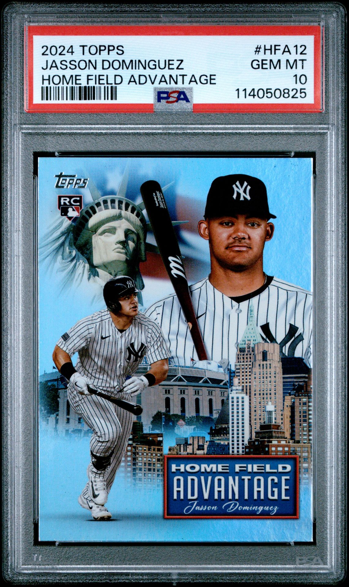 2024 Topps Home Field Advantage Jasson Dominguez #Hfa12 Gem Mt 10 front