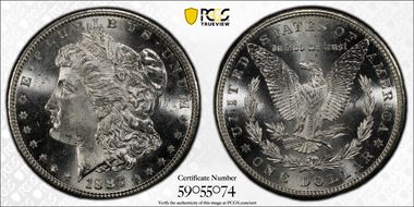 1887-S $1 MS64