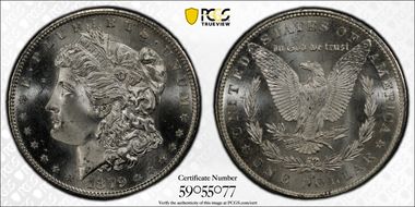 1879-S $1 MS67