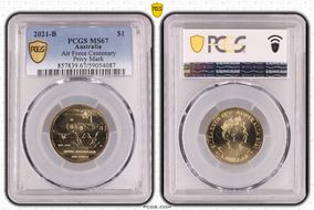 2021-B $1 Air Force Centenary Privy Mark MS67