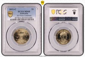 2021-C $1 Air Force Centenary MS68