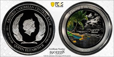 2019 $2 Sea Plane - Colorized PR69DCAM