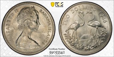 1966 $2 KM-9  Ag MS65