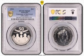 2021 50C Centenary of the RAAF 1921-2021 MS69