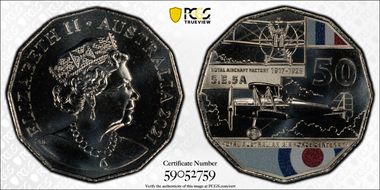 2021 50C Centenary of the RAAF S. E. 5A MS67
