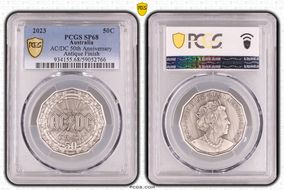 2023 50C AC/DC 50th Anniversary Antiqued SP68