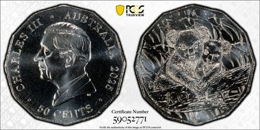 2025 50C Koala CuNi MS69