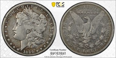 1889-CC $1 F15