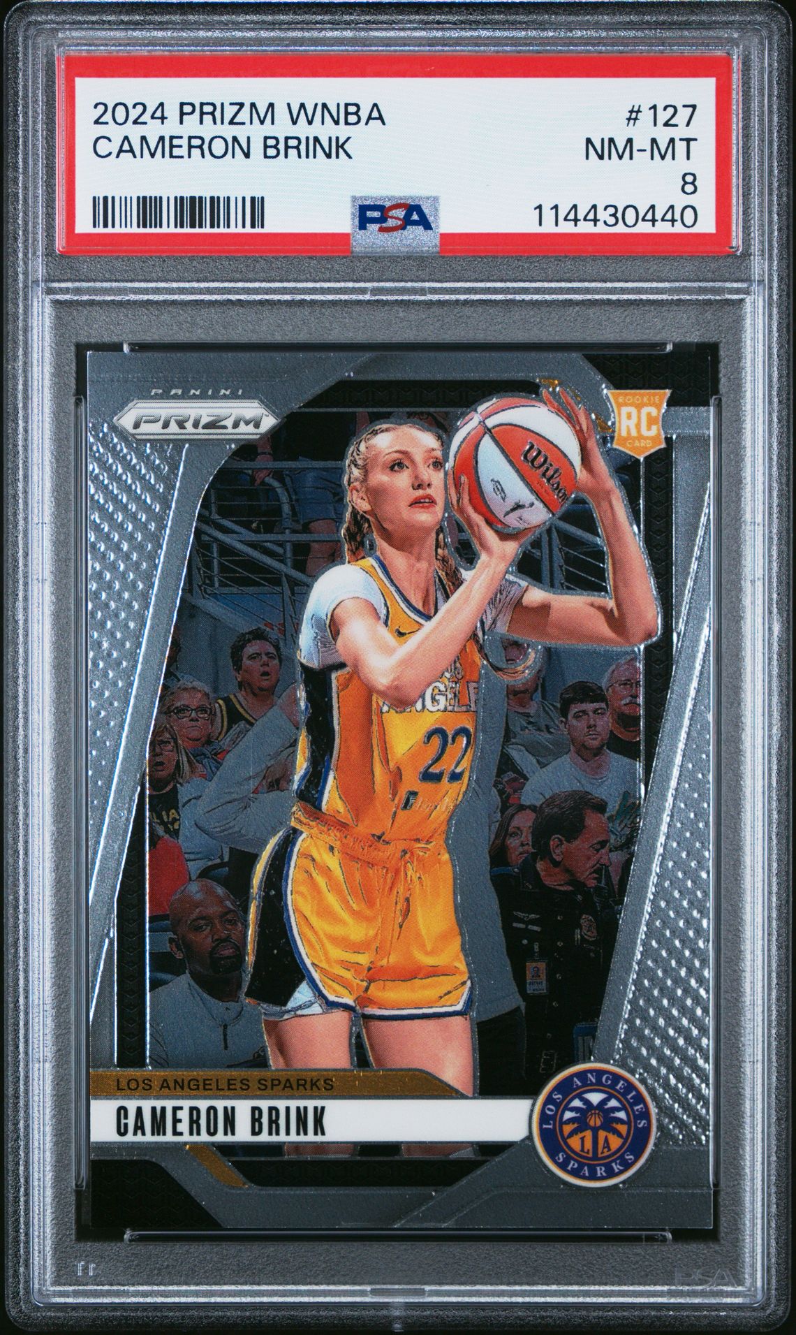 2024 Panini Prizm Wnba Cameron Brink #127 Nm-Mt 8 front