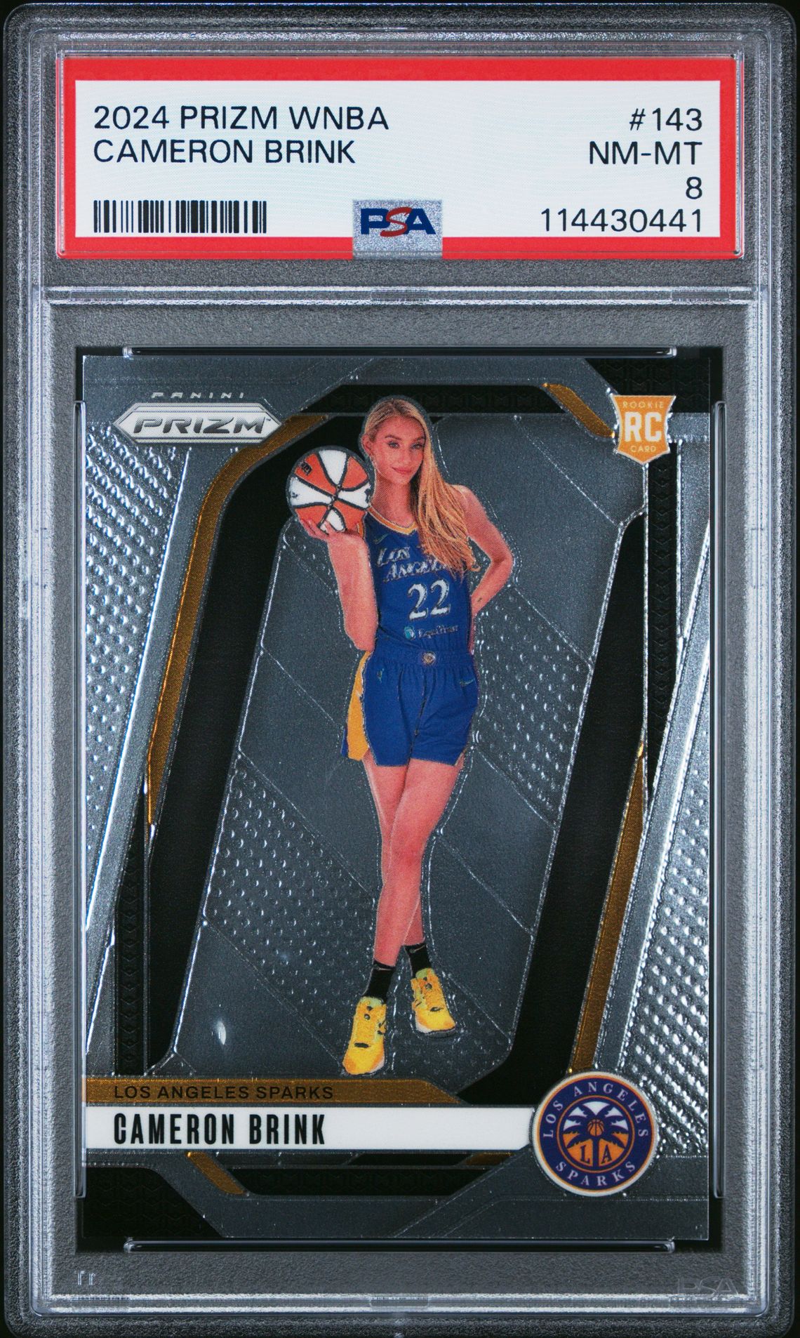 2024 Panini Prizm Wnba Cameron Brink #143 Nm-Mt 8 front