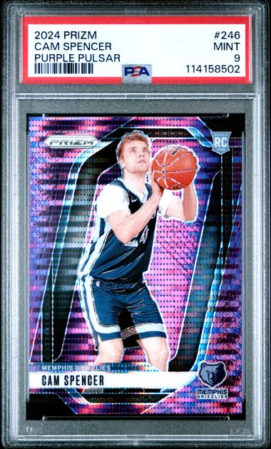 2024 Panini Prizm Purple #246 Cam Spencer front