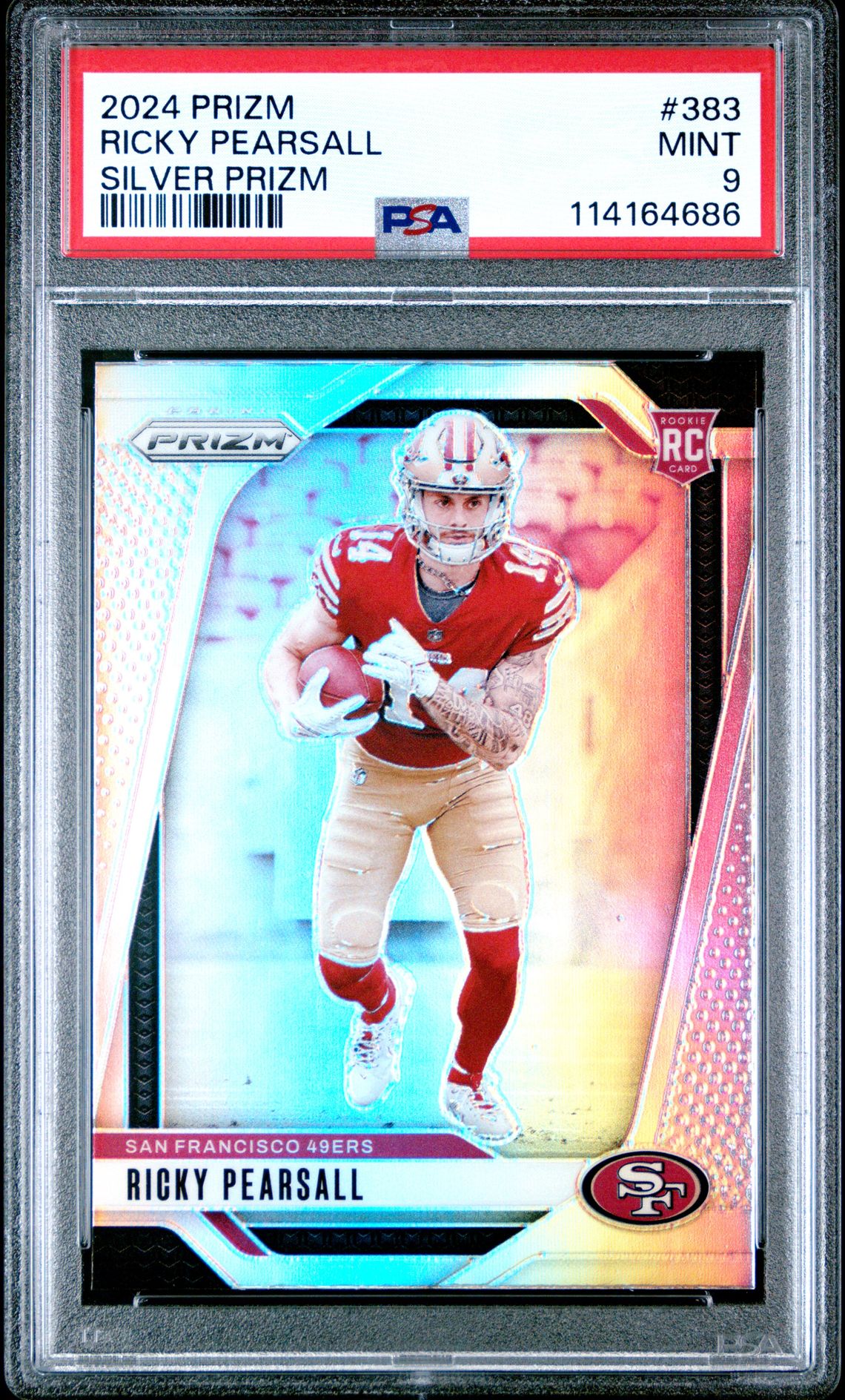 2024 Panini Prizm Ricky Pearsall #383 (Silver Prizm) Mint 9 front