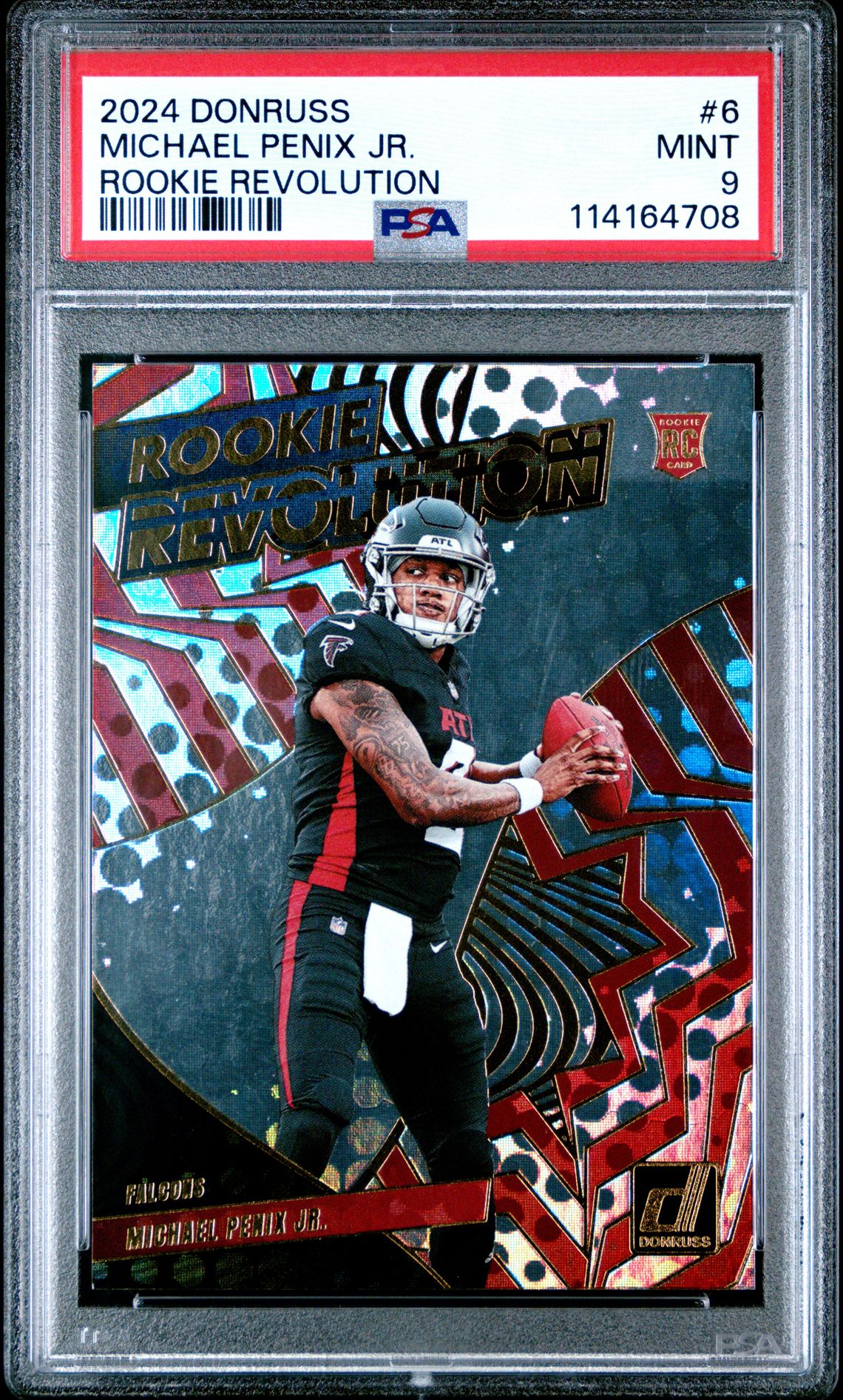 2024 Panini Donruss Rookie Revolution Michael Penix Jr. #6 Mint 9 front