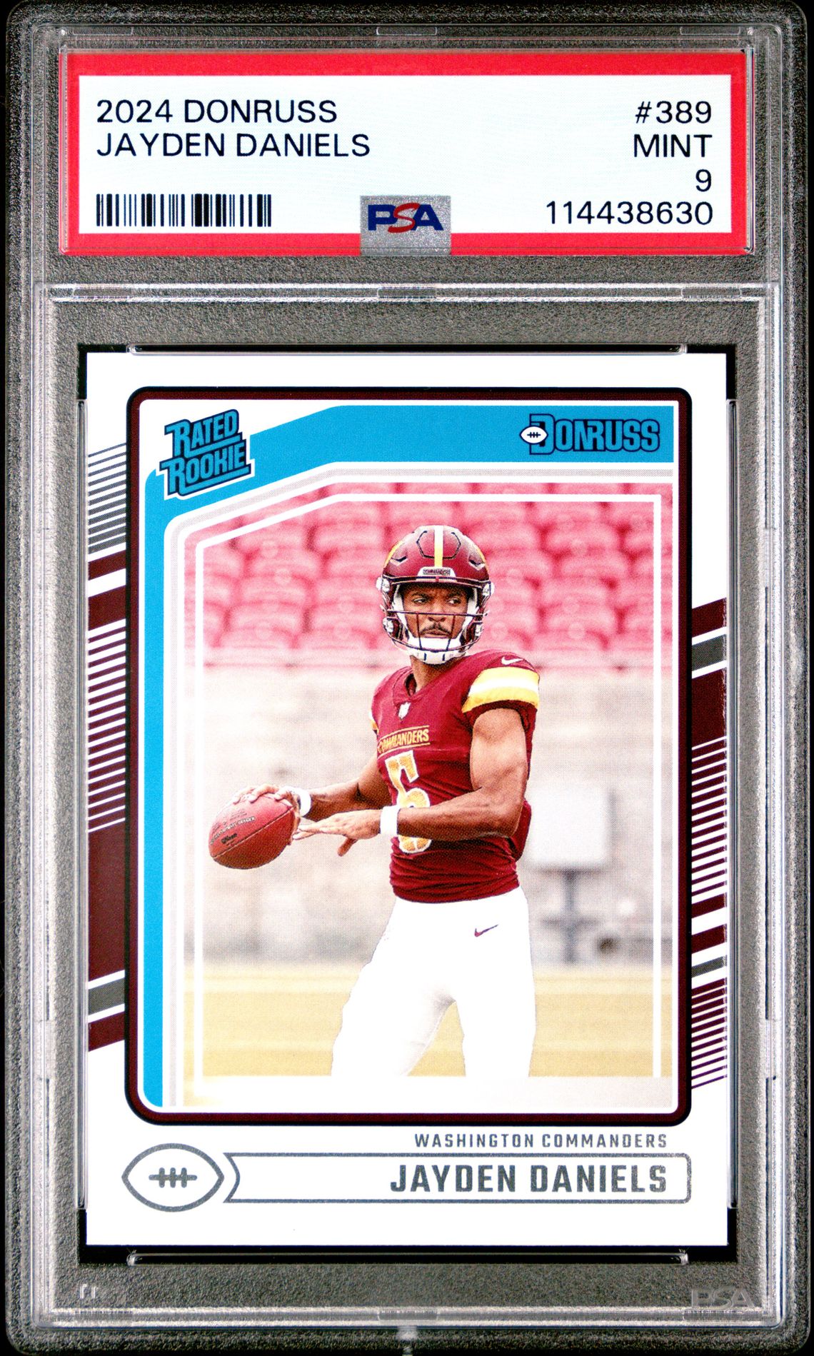 2024 Panini Donruss Jayden Daniels #389 Mint 9 front