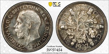 1927 6D S-4040 Acorn Rev PR66