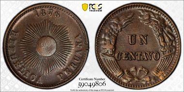 1876 1C MS62BN