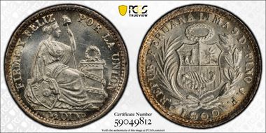 1900/890-JF 1/2 Din KM-206.2  Ag MS66