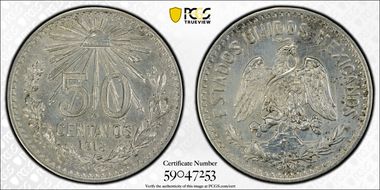 1918-M 50C KM-445  Ag N1