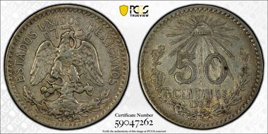 1938-M 50C KM-447  Ag XF45