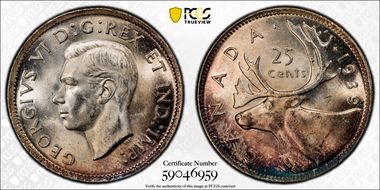 1939 25C MS65