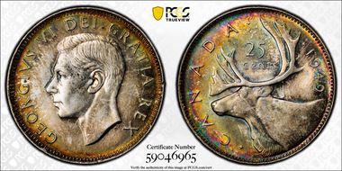 1949 25C MS64