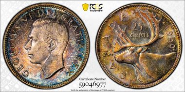 1950 25C MS65