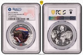 2024 $5 Voringfossen Beauty of the World MS70