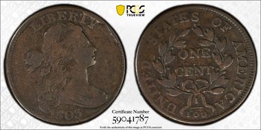 1803 1C No Stems F15BN