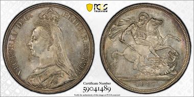 1887 Crown S-3921 MS64