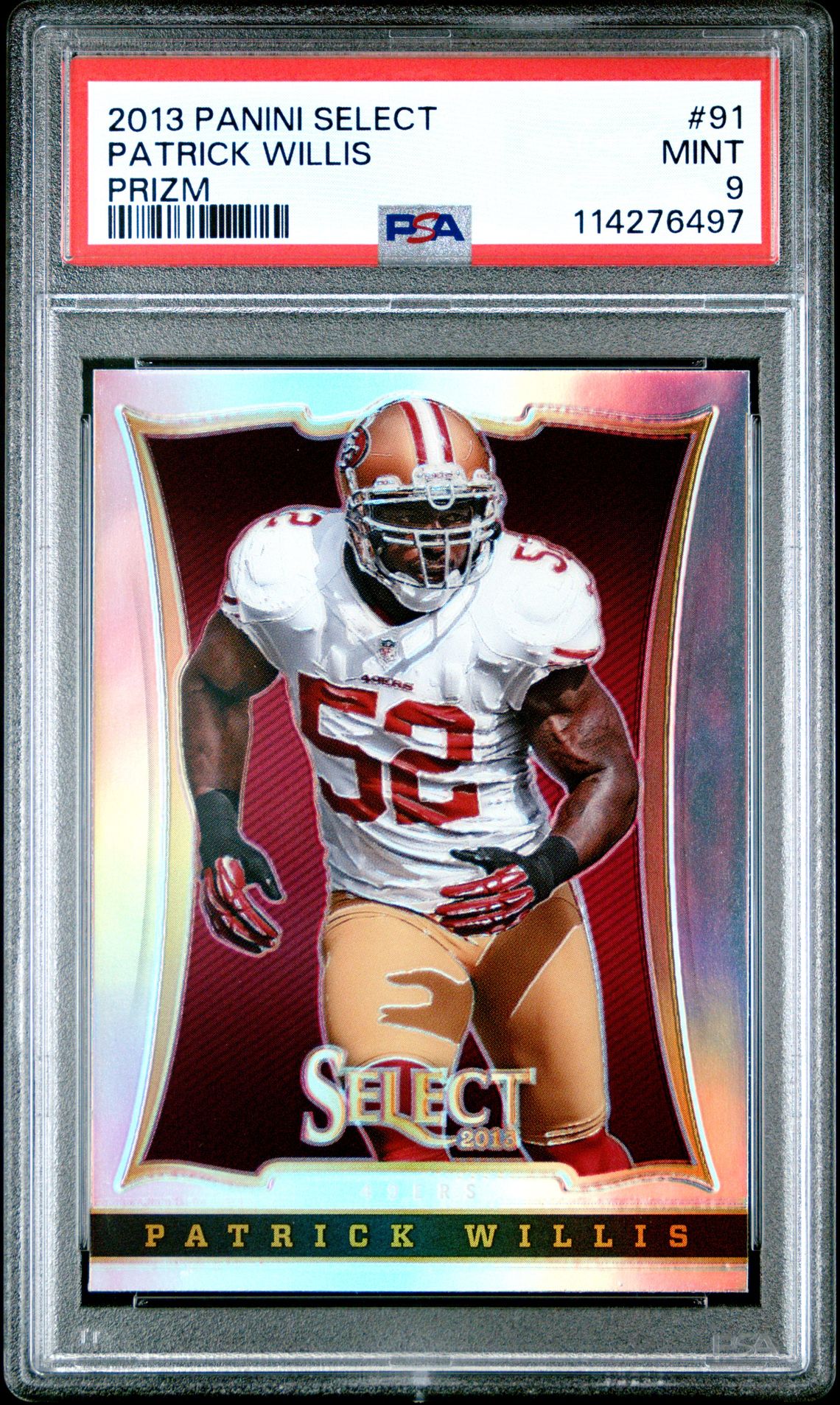 2013 Panini PANINI SELECT PRIZM #91 Patrick Willis front