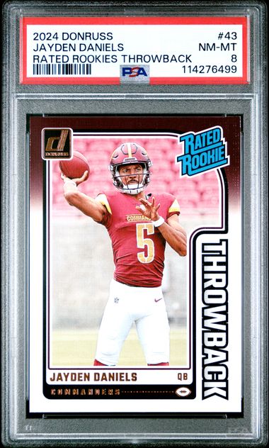 2024 Panini Donruss Rated Rookie #43 Jayden Daniels front