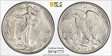1936 50C MS62