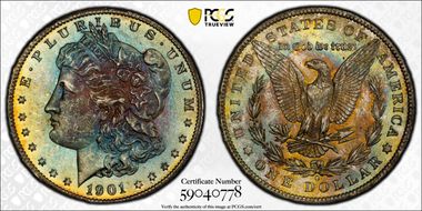 1901-O $1 MS65