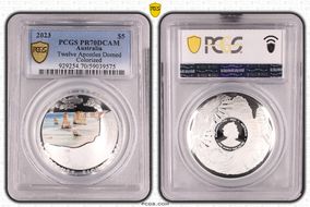2023 $5 Twelve Apostles Domed Colorized PR70DCAM